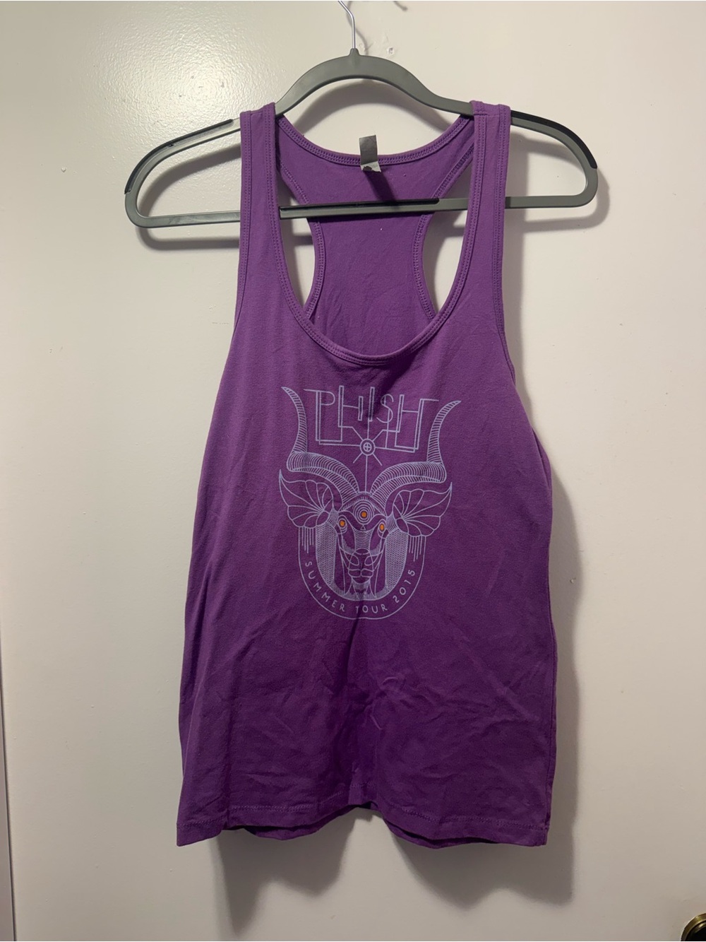 PHISH Purple Graphic Racerback Tank Top summer tour 2015